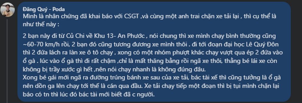 Hiện trường vụ tai nạn trên QL51